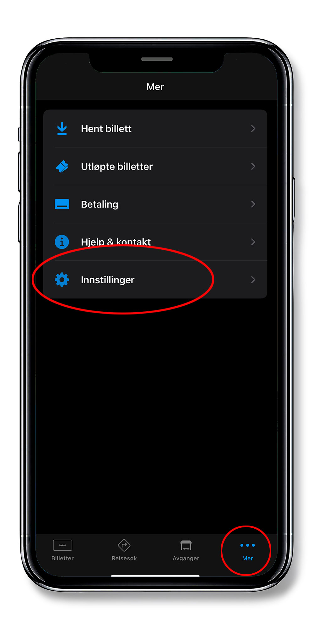 Visning innstillinger