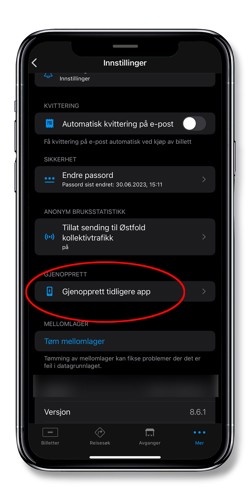 Visning finne app-id